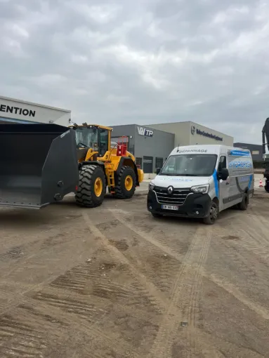 🚨Intervention sur une chargeuse Volvo à Gigean , Béziers, HYDROFLEX