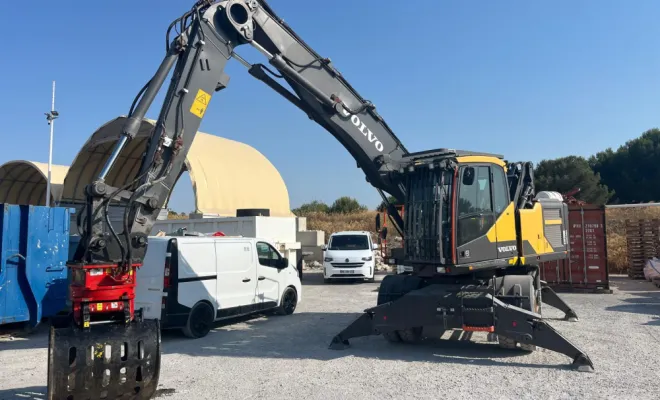 🚨Intervention sur une pince de tri à Colombier , Béziers, HYDROFLEX