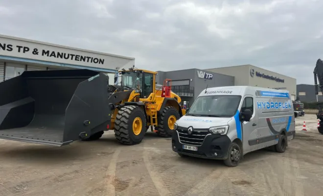 🚨Intervention sur une chargeuse Volvo à Gigean , Béziers, HYDROFLEX